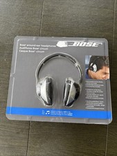 Vintage NOS Sealed Bose Around-Ear Headphones Silver Black Y2K picture