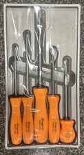 🇺🇸 Snap-on Tools 5pc ORANGE Hard Handle Regular Full Pick & Hook Set in Tray picture