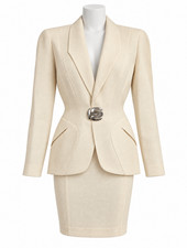 Vintage Thierry Mugler Wool Skirt Suit (Blazer + Skirt) picture