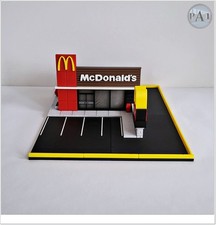 DIY 1:64 Scale DIY Fast Food Unassembled Diorama Kit for Hotwheels and Matchbox picture