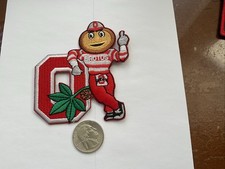 OSU The Ohio State  Vintage  Embroidered Iron On Patch 3.5” X 3’ picture