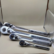 Vintage Craftsman USA Made Ratchet Lot/4x Ratchets 1/2