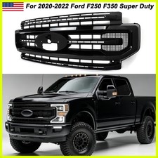 Agate Black Front Grille Assembly For 2020-22 Ford F250 F350 Super Duty Platinum picture