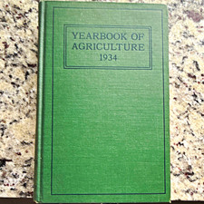 USDA Yearbook of Agriculture 1934 Hardcover Farming & Agriculture Nonfiction picture