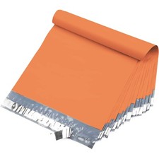 10X13 M4-1000pcs POLY MAILERS SHIPPING ENVELOPES PLASTIC BAGS-Orange picture