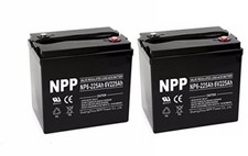 NPP NP6-225Ah (2Pcs) 6V 225Ah AGM Battery For Golf Cart RV Trolling Motor Solar picture