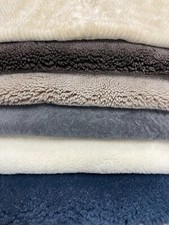 1 Box Misc. Sheepskin / Shearling Craft Pieces  Costume, Crafting Scraps DIY  picture