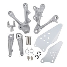 Aluminum Alloy Driver Foot Pegs Footrests Bracket Fit For Kawasaki Ninja ZX6R 20 picture