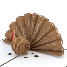 Lovepop Beautiful Thanksgiving Turkey Pop Up Card picture