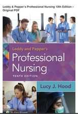 Leddy & Pepper's Professional Nursing 10Ed - PDF message me with email.    picture