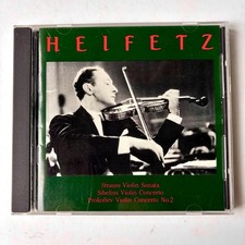 Heifetz: Strauss, Sibelius & Prokofiev CD, 1990 picture