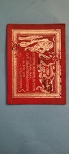 c1910s large tobacco leather RUTGERS UNIVERSITY  2 college cheer / yell Gilted picture