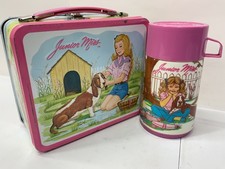 VINTAGE JUNIOR MISS LUNCHBOX AND THERMOS picture