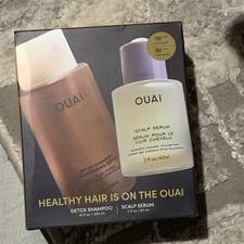 OUAI Healthy Hair Is On The OUAI Set Detox Shampoo Scalp Serum Hyaluronic picture