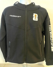 FIFA Soccer World Cup 2026 Mundial Full Zip Hoodie zipped pockets Black Size XL picture