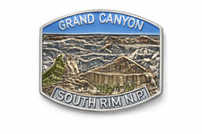 Grand Canyon National Park South Rim View Walking Staff Medallion picture
