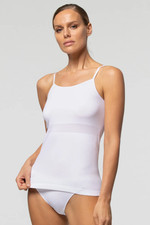 POMPEA Women Narrow Shoulder Seamless Tank Top Microfiber Second-Skin Effect picture