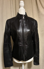 Wilsons Women's Leather Black Jacket Size Medium picture