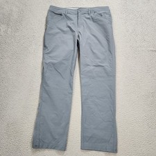 Stio Pants Mens 36R Blue Straight Cut Bank Pant Outdoor Hiking Trail Lightweight picture