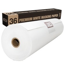 LAUCO White Masking Paper Automotive Painters Multi-Purpose 36” x 9000” (750'... picture