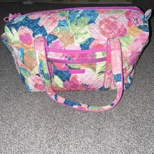 Vera Bradley Multicolor Floral Quilted Duffle Bag picture