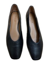 Madewell The mylie Ballet Flat Napa Leather Size 8 Black picture