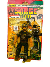 Remco Sarge Team Figure Toy MOC 1982 DC Comic Chutes Warrior Beast He-man BMC6 picture