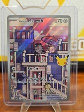 Galarian Meowth 141/128 Me: 30th Celebration Holo picture