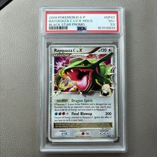 2009 Pokémon D & P Rayquaza C LV.X Holo Black Star Promo #DP47 PSA 3.5 POP 1 picture