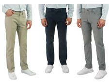 Jachs New York Men's Straight Fit Stretch 5 Pocket Twill Pant Gray,Tan,Navy New picture