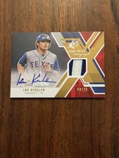 2009 SPx - Game Jersey Autographs Kinsler #GJA-IK Patch Blue Ink /23 (AU, MEM) picture