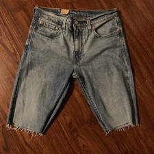 Levi's 511 blue denim shorts size 32 brand new with tags picture