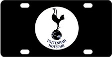 Aluminum License Plate TAG  6'' x 12'' with Vinyl Logo FOR Tottenham Hotspur picture