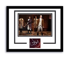Hamilton Burr Leslie Odom Jr. Autographed Signed 11x14 Framed Photo ACOA picture