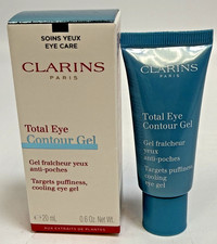 CLARINS Total Eye Contour Gel | Cooling Eye Gel - 20mL/ 0.6oz  NEW SEALED IN BOX picture