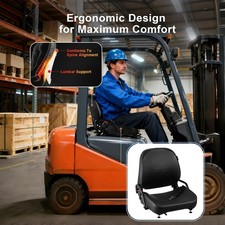 Universal Forklift Seat Adjustable Sliding Rail Retractable Seatbelt for Tractor picture