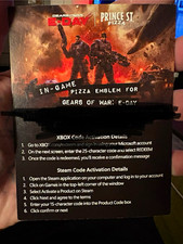 Microsoft Gears of War: E-Day In-Game Pizza Emblem Redeem Code Xbox/Steam picture