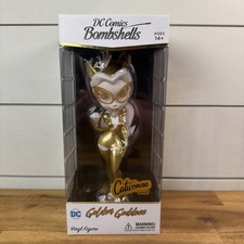 Cryptozoic DC Bombshells Golden Goddess Catwoman Limited Vinyl Figure Ships Fast picture