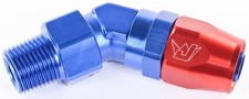 JEGS 45° Max Flow Hose End -10AN x 1/2
