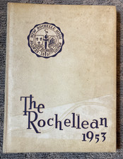 1953 The Rochellean New Rochelle High School Yearbook NY w/ Autographs picture