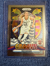 Panini 2025 Prizm WNBA Basketball Paige Bueckers Wings Groovy #12 RC picture