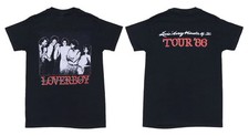 1986 Loverboy Lovin Every Minute Of It Tour T-shirt Reprint NEW picture
