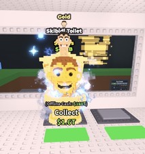 GOLD SKIBIDI TOILET SKIB TRAIT  - SAB STEAL A BRAINROT - OG picture