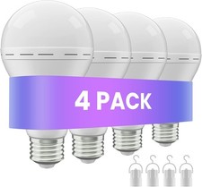 10/6/4pcs Rechargeable Emergency Light Bulbs, LED Light Bulb 6000K Daylight picture