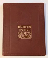 ANTIQUE 1909 HARRISON FISHER'S AMERICAN BEAUTIES ILLUSTRATED ROMANCE BOOK  picture