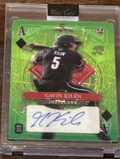 Gavin Klein Auto Rare Green Pandora /3 SF Giants Top Prospect Tennessee  2/3 picture