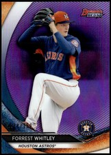 2020 Bowman's Best #TP-26 Forrest Whitley Top Prospects Purple Refractor #/250 picture
