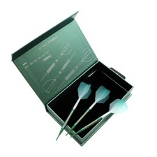 CUESOUL Green GEM Stone 19g Soft Tip Darts with Uniformity Titanium Coated picture