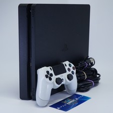 PS4 Slim Console PlayStation 4 1TB Low Firmware 10.7 W/ Controller + Cables picture
