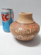 VINTAGE ADELLE NAMPEYO HOPI POTTERY MIGRATION PATTERN POTTERY POT  - XLNT FORM picture